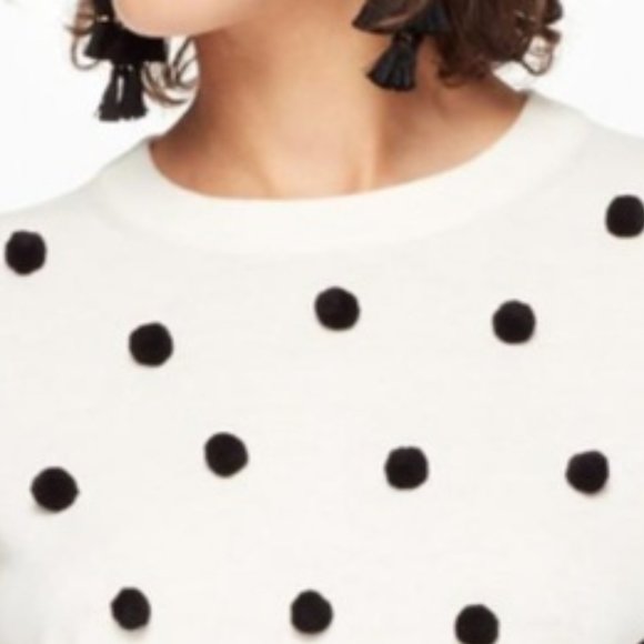 KATE SPADE Spice Things Up Pom Sweater--NEW - Picture 4 of 4